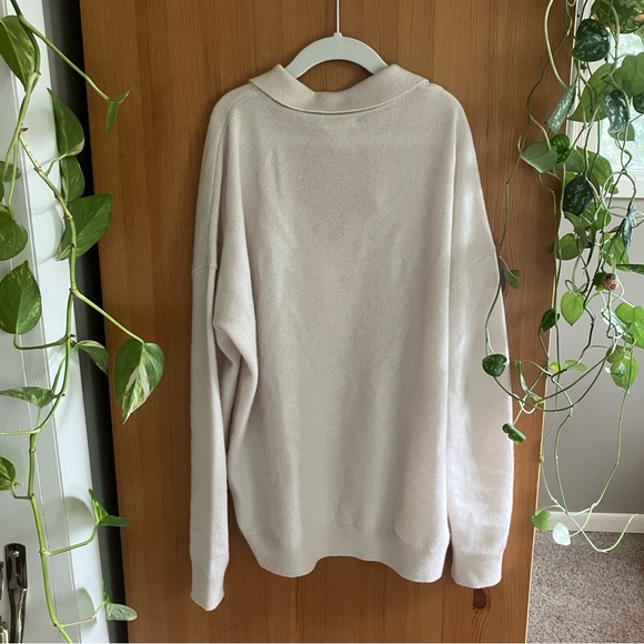 Garnet Hill Essential Cashmere Polo - Picture 3 of 5